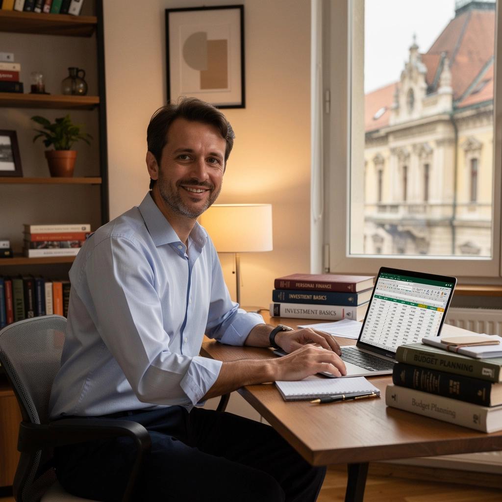 Költségvetési táblázat, amely segít a személyes pénzügyek nyomon követésében.